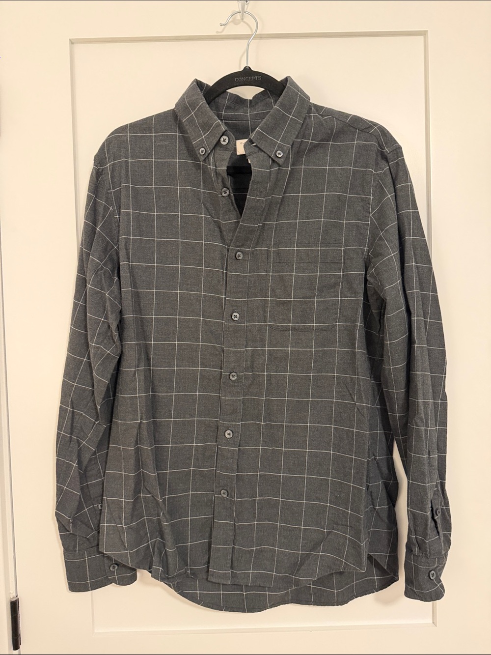 Club Monaco Men's Slim-Fit Cotton Button-Down Shirt size M
